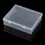 1PC Collapsible Parts Box Rectangle Plastic Boxes Transparent Container Storage Blank Component Screw Jewelry Tool Boxes 2