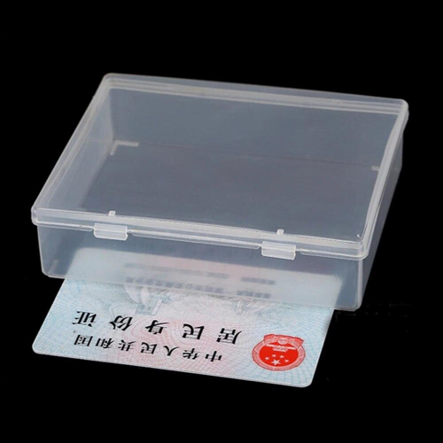 1PC Collapsible Parts Box Rectangle Plastic Boxes Transparent Container Storage Blank Component Screw Jewelry Tool Boxes 2