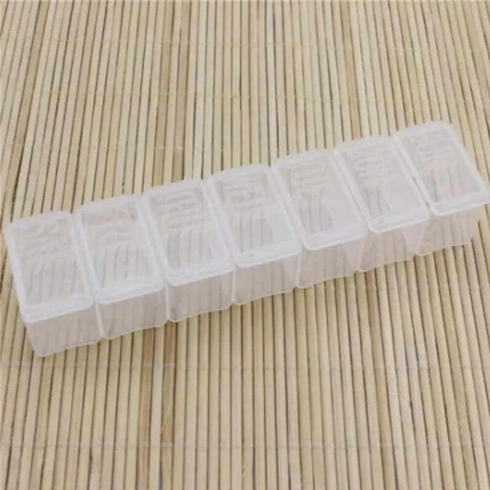 Multicoloured Storage Box Large 7 Weekly Tablet Pill Medicine Dispenser Daily Organiser