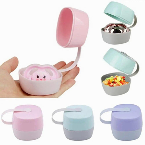 Portable Infant Baby Pacifier Soother Nipple Storage Box Case Holder Container 2