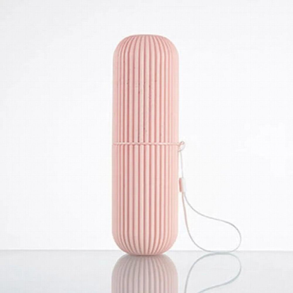 Portable Travel Toothbrush Case Rinse Cup With Lid Toothbrush Storage Box Hanger Gargle Cup