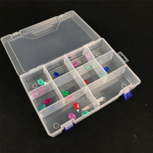 1PCS Rectangle 290X190X60mm 10 Grids Plastic Storage Containers Box With Lids For Small Items