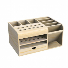 Mutifunctional Wooden Mobile Phone Repair Storage Box Repair Tool Bracket Box