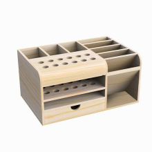 Mutifunctional Wooden Mobile Phone Repair Storage Box Repair Tool Bracket Box