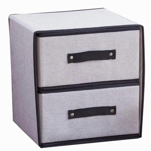 Foldable Storage Box For Clothes Underwear Storage Box Polyester Fabric Drawer Organizer Storage Containers