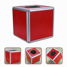 Multi-functional Raffle Ticket Box Lottery Box Square Raffle Game Box
