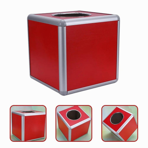 Multi-functional Raffle Ticket Box Lottery Box Square Raffle Game Box