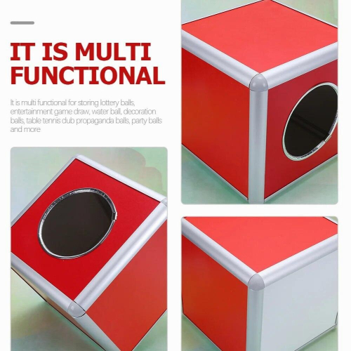 Multi-functional Raffle Ticket Box Lottery Box Square Raffle Game Box 1