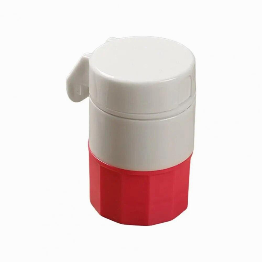 Pink Practical Pill Cutter Plastic Multi-Layers Divided Pill Container Buckle Mini Pill Box Household Products