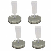 Fermentation Lid,Airlocks For Fermenting For Wide Mouth Mason Jar Fermenting Lids For Making Sauerkraut,Pickle,Hot Sauce