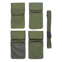 Heavy Duty Canvas Tool Pouch Fast Buckle Multi-Pocket Garden Waist Bag Fast Buckle Heavy Duty Multi-Pocket Garden Waist Bag Home