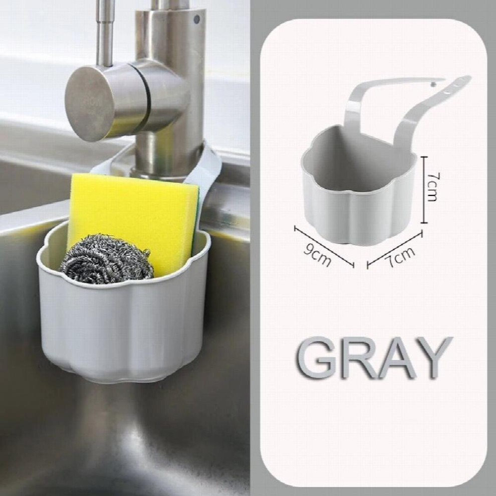 1Pc Kitchen Sink Drain Rack Soap Sponge Holder Hanging Storage Hanging Basket For Adjustable Faucet Holder Kitchen Accessories 885667199133