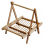 Bamboo dish rack, fruit vegetable dish drainer, kitchen tool 3