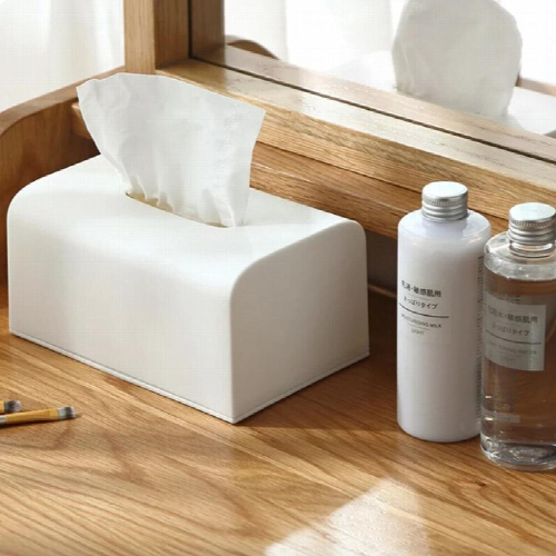Household plastic tissue box square tissue box car napkin rack kitchen storage rack and tissue boxes 1