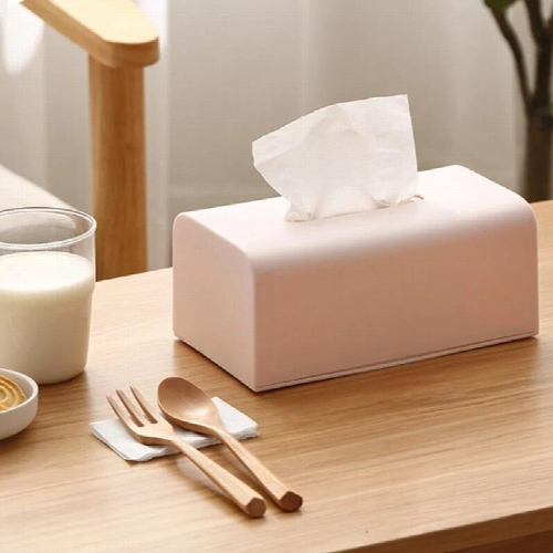 Household plastic tissue box square tissue box car napkin rack kitchen storage rack and tissue boxes 2