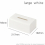 Household plastic tissue box square tissue box car napkin rack kitchen storage rack and tissue boxes 1