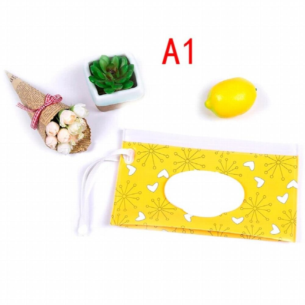 Portable Baby Wet Wipes Box Wipes Container Eco-friendly Easy-carry Clamshell Cosmetic Cleaning Wipes Cases X 13.5cmCM