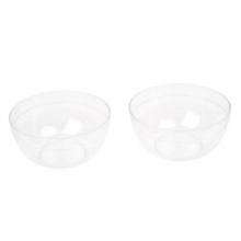 Women x 4.5cm DIY Facial Clear Plastic Mask Bowl Mixer Holder 2pcs