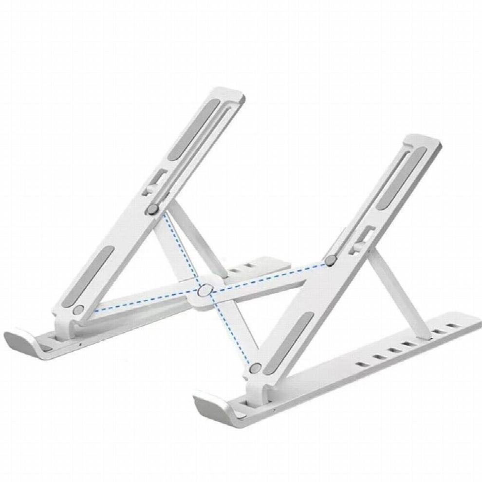 Adjustable Laptop Stand Holder Portable Laptop Support Base Notebook Stand For Macbook Pro Lapdesk Cooling Bracket Riser Cream 885667201744