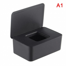 Household plastic Dustproof Wet Wipes Storage Box With Lid Home Desktop Tissue Storage Box Portable Wet Wipes Dispenser 15