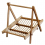 Bamboo dish rack, fruit vegetable dish drainer, kitchen tool 2