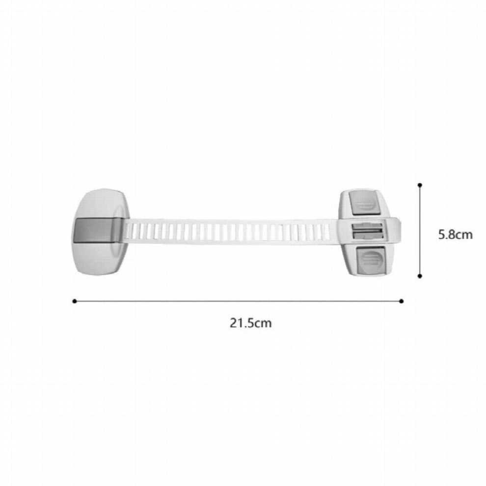 Child Protection Safety Lock Baby Anti-Pinch Multifunctional Drawer Lock Baby Anti-Opening Refrigerator Cabinet Cabinet Door Multicoloured
