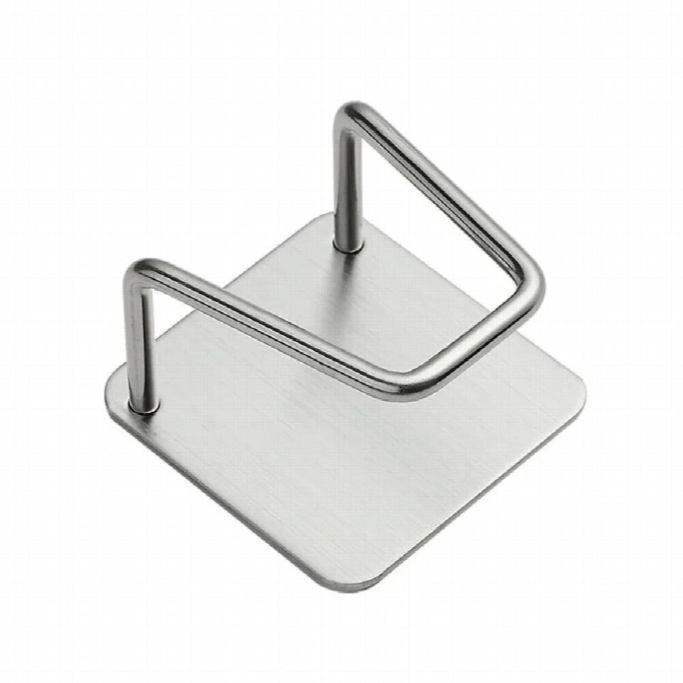 Kitchen Sink Accessories Storage Organizer Kitchen Stainless Steel Sponges Holder Self Adhesive Sink Sponges Drain Drying Rack 885667212856