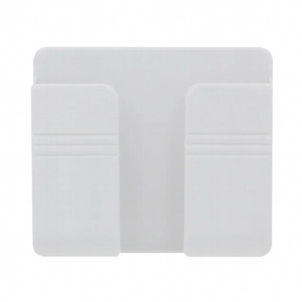 Wall Mobile Phone Holder Plug Phone Charging Stand Remote Control Storage Box Bracket Punch-Free Mounted Organizer Holders Multicoloured 885667214119