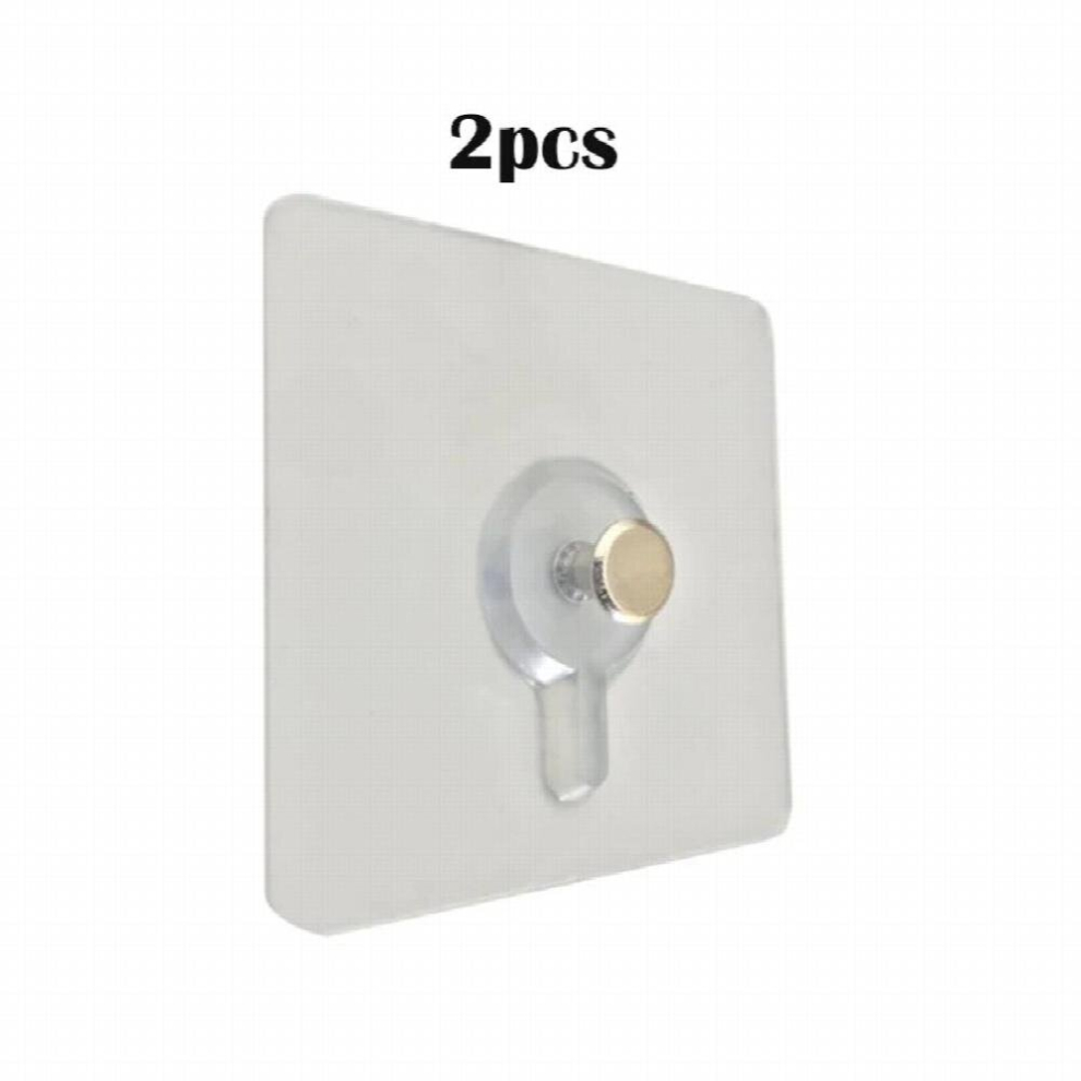 2/4Pcs Punch Wall Hooks Picture Frame Hanging Hook Screw Stickers Wall Decoration Painting Cross Stitch Hanger Traceless 885667213457