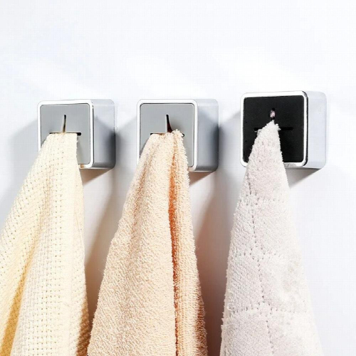 2/4pcs Creative Kitchen Rag Stopper Punch Creative Towel Rack Rag Storage Shelf Cleaning Tools Hook Household Gadgets 2