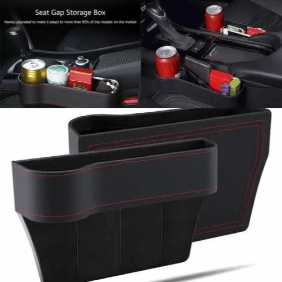 1Pc Car Seat Gap Slit Pocket Catcher Organizer Storage Box Phone Bottle Cups Holder Universal Driver Seat Tidying Box Multicoloured 885667225139