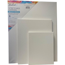 DDI 2365032 Stretched Canvas Multi-Pack, Assorted Size - Pack of 12
