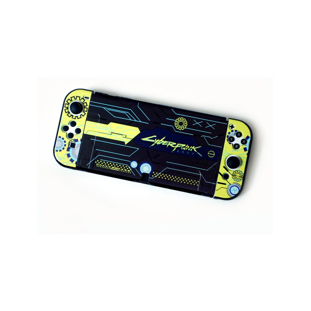 (OZ-039 cyberpunk 2077) Switch Oled Colorful Hard Shell Openable Bracket