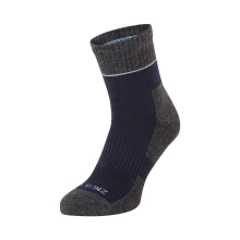 Morston Solo QuickDry Ankle Length Sock Navy/Grey Marl/Cream Unisex SOCK