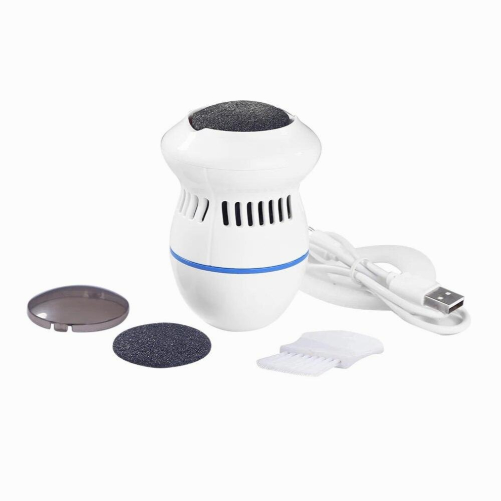 Multicoloured Rechargeable Electronic Foot Files Pedicure Cracked Dead Skin Remover Kit