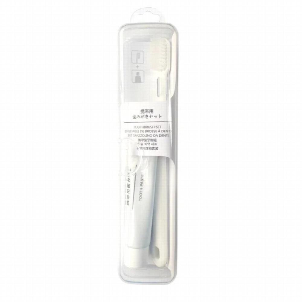 Multicoloured Toothbrush Japanese Soft Bristle Travel Portable Toothbrush Toothpaste Set Daily Necessities