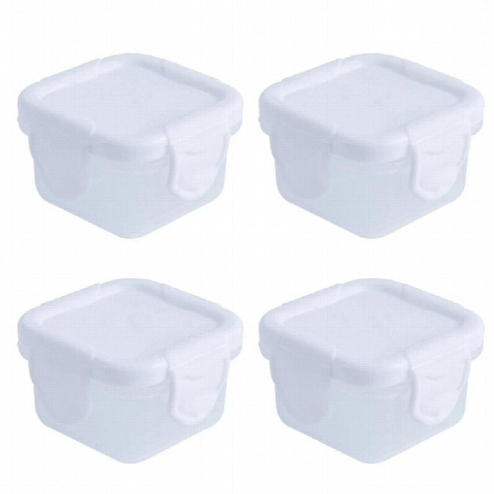 4 Pcs/Set BPA Baby Food Storage Containers Fruit Milk Powder Container Kids Snack Box Portable Food Freezer Fresh Cup 60ml