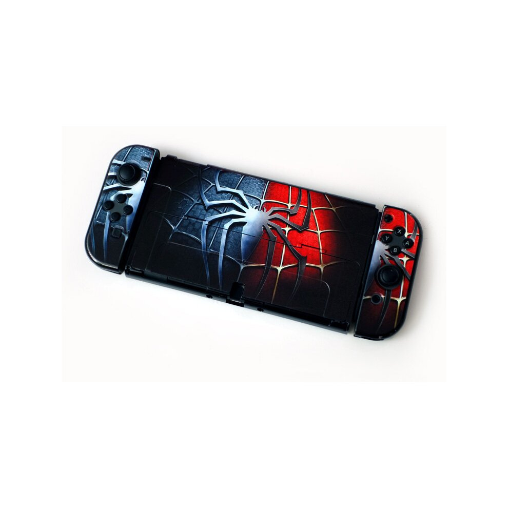 (OZ-013 Spider Man) Switch Oled Colorful Hard Shell Openable Bracket