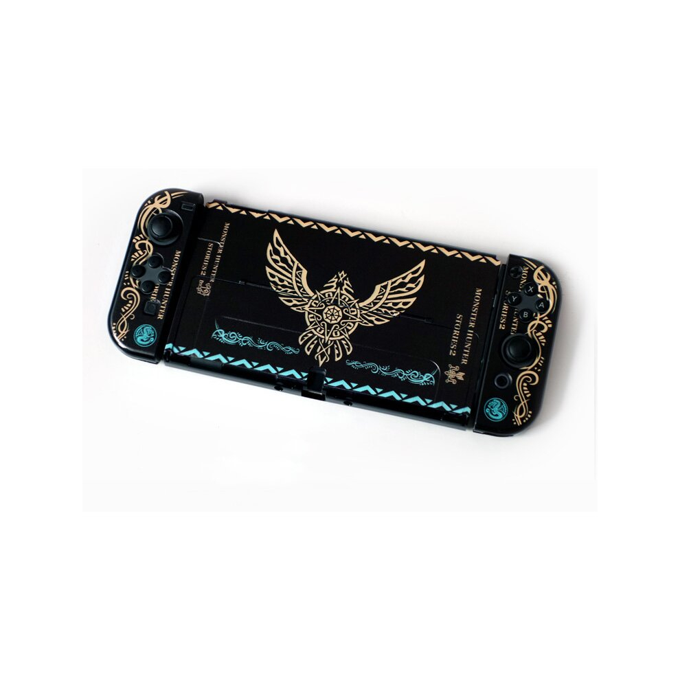 (Oz-022 Monster Hunt - Breaking Wings Flying Dragon Edition) Switch Oled Colorful Hard Shell Openable Bracket 4754135885020