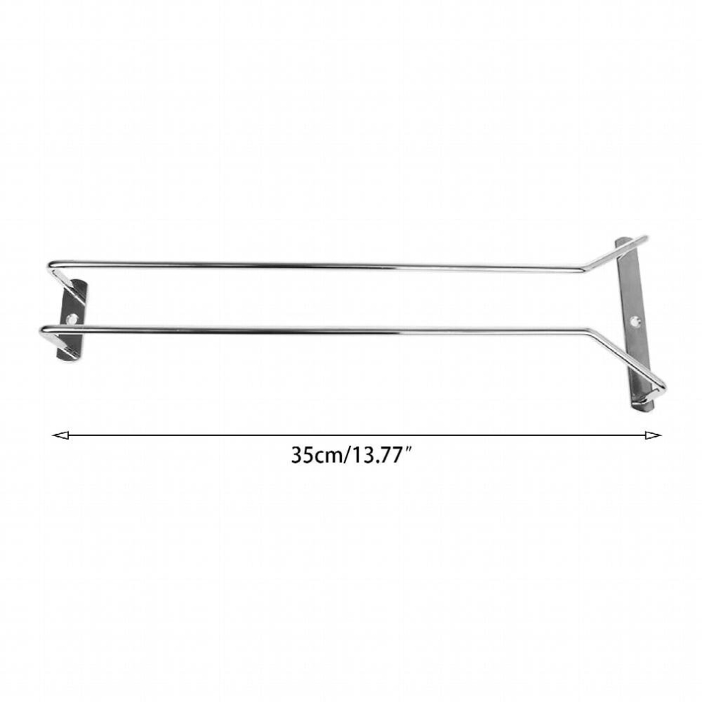 Wine Rack Glass Holder Useful Iron High Hanging Bar Hanger Shelf Stainless Steel Wine Glass Rack Stand Paper Roll Holder-image-OPC-PCS6ZG8-NEW