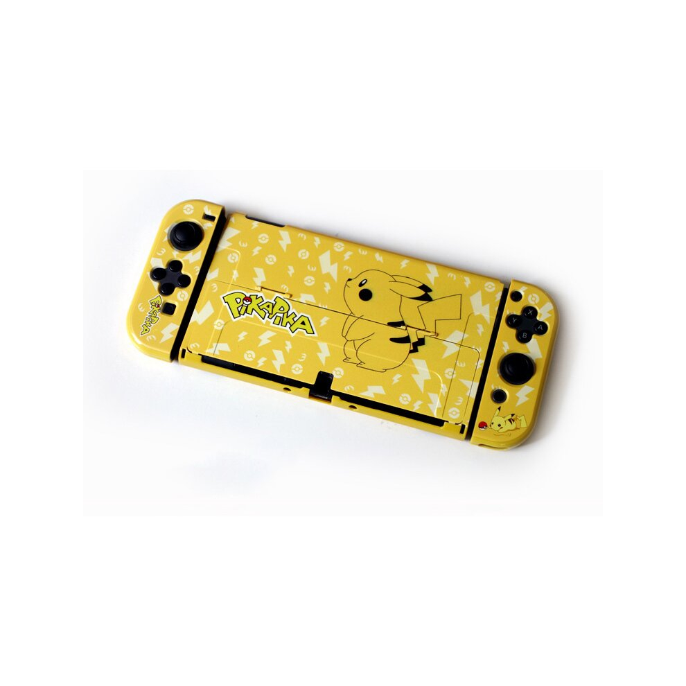 (Oz-023 Cute Pikachu) Switch Oled Colorful Hard Shell Openable Bracket 4754135885037