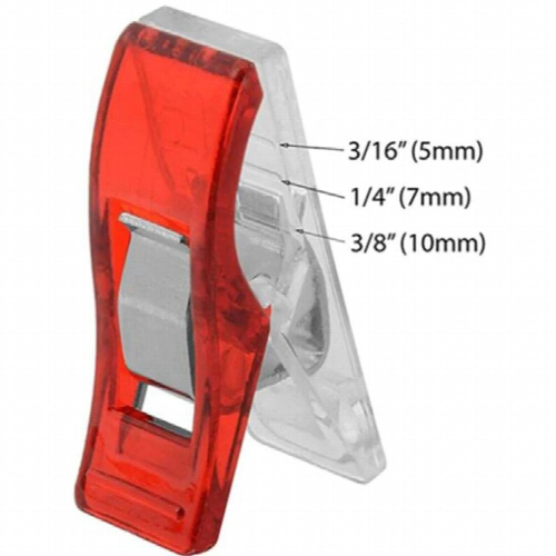 10 pcs Job Foot Case Multicolor Plastic Clips Fabric Clamps Patchwork Hemming Sewing Tools Sewing Accessories 1