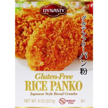 Dynasty 314572 8 oz Gluten Free Rice Panko Japanese Style Bread Crumbs - Pack of 6