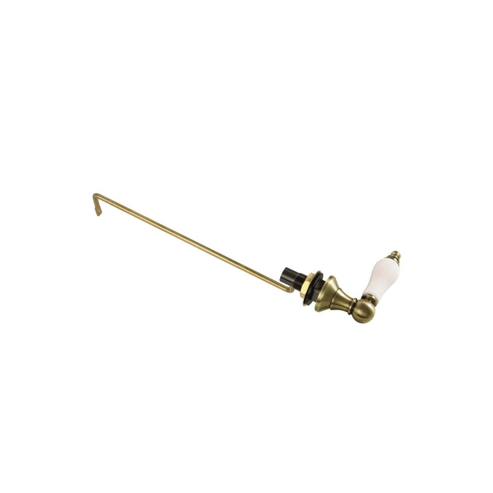 Kingston Brass Ktpls3 Victorian Toilet Tank Lever With Porcelain Handle, Antique Brass 663370840845