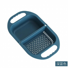 Kitchen Foldable Sink Strainer Drain Vegetable Fruit Drainer Basket Space Saving Washing Shelf Strain Rack Kitchen Organizer