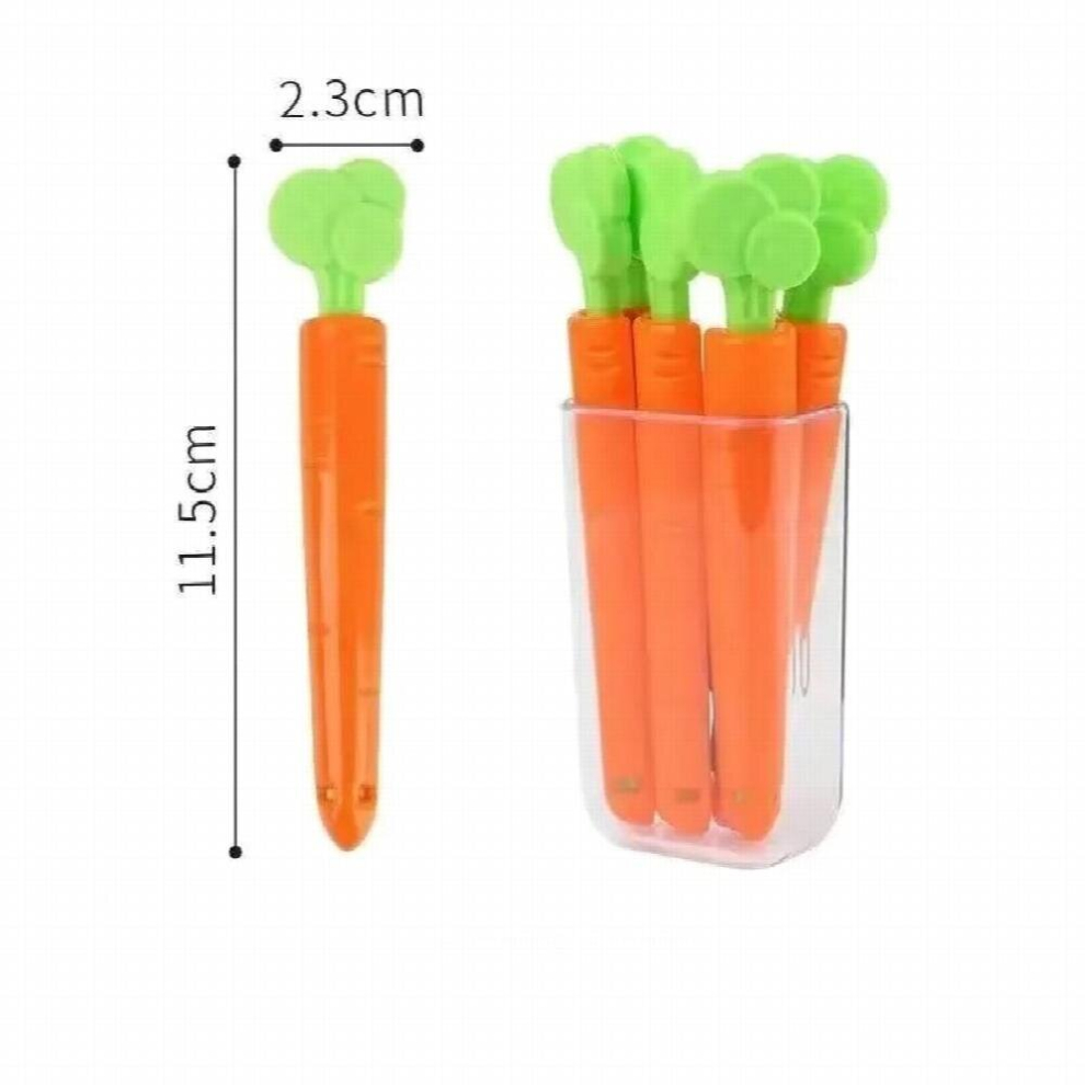 5pcs Kitchen Storage Food Snack Sealer Magnetic Vacuum Fresh Sealing Clamp Plastic Bread Bag Sealing Clips Kitchen Gadgets