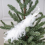 Simulation White Peacock Christmas Tree Decoration Natural Feather Pendant 2