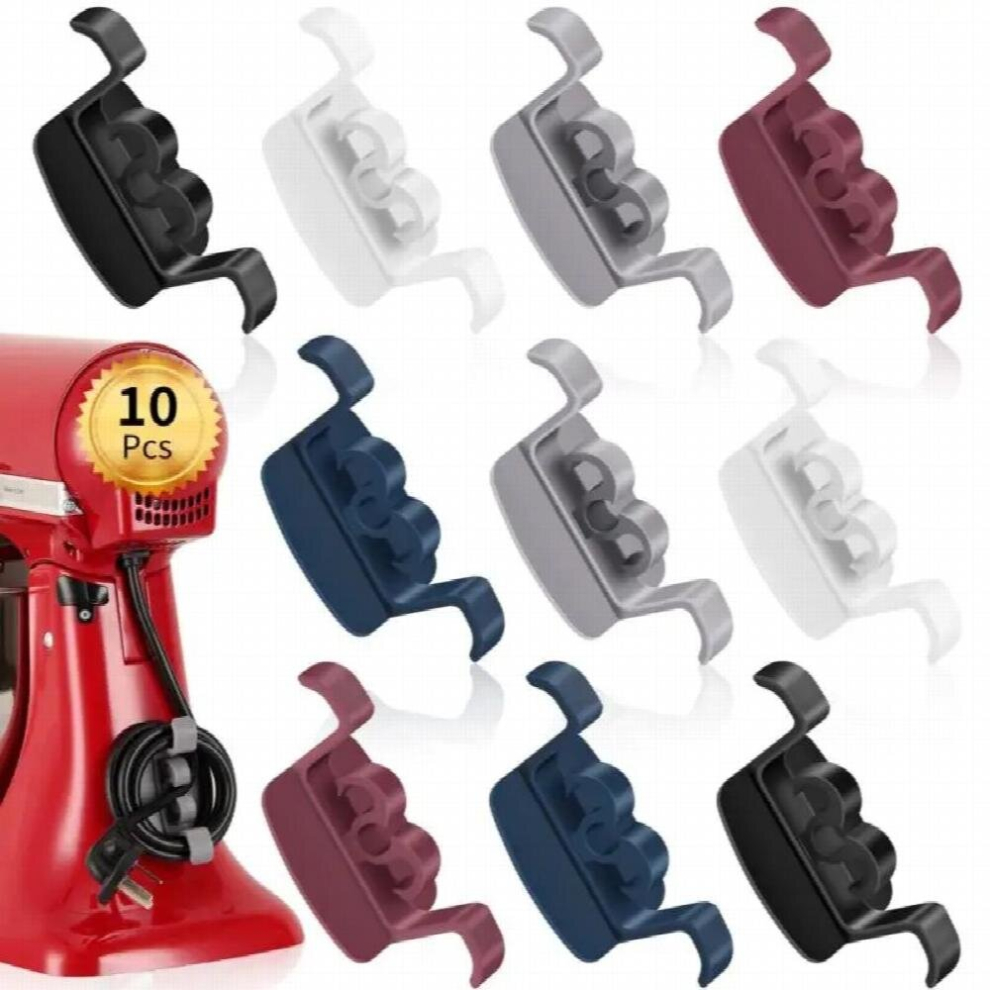 Cord Wrapper Organizer Clips Holder Wire Hider Cable Winder Management Wrap For Kitchen Appliance Stand Mixers Air Fryer 885667300935