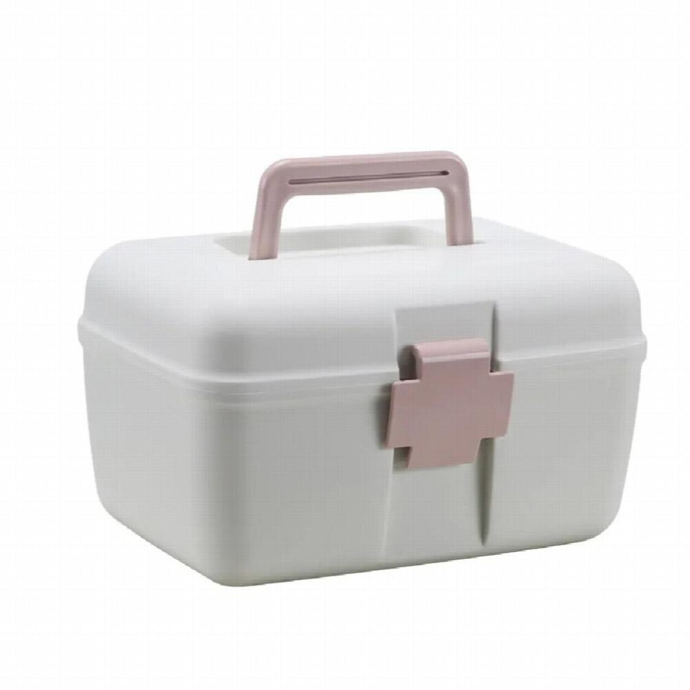 Multicoloured Multifunctional Large Capacity Pill Case Plastic First Aid Kit Container Family Emergency Medicine Storage Organizer With Handle