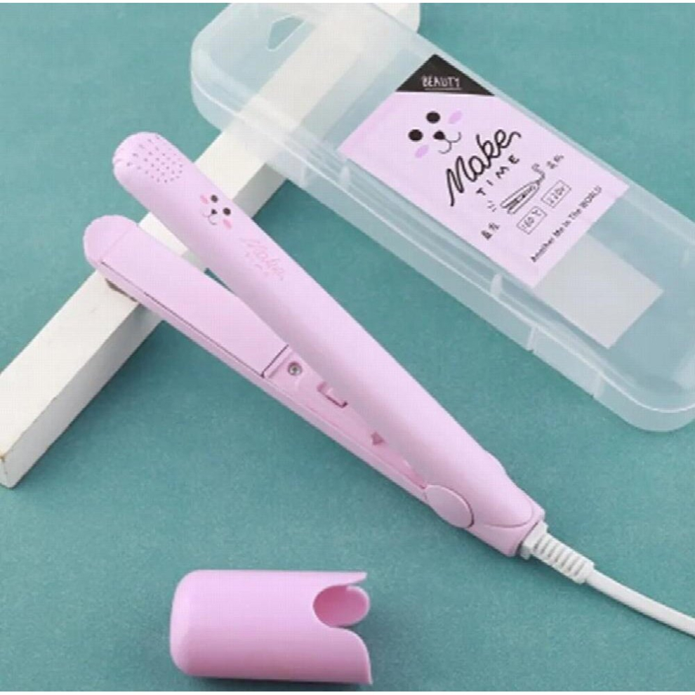 curling iron with scald-proof hood of splint portable straight-rolled dual-purpose straight splint for students dormitory